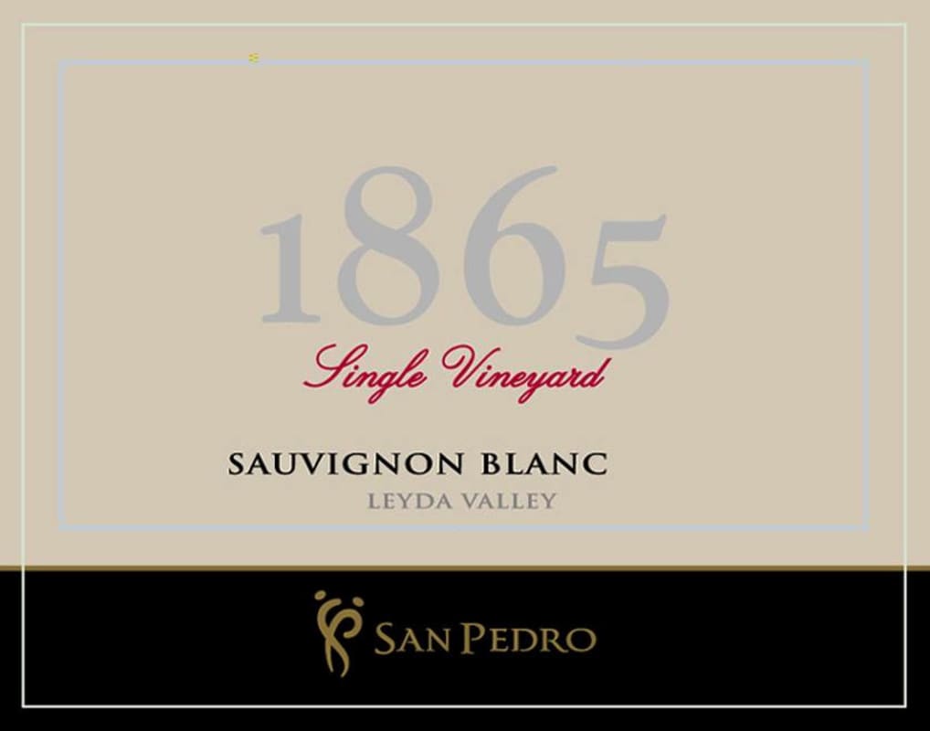 Vina San Pedro 1865 Single Vineyard Sauvignon Blanc 2008 Front Label