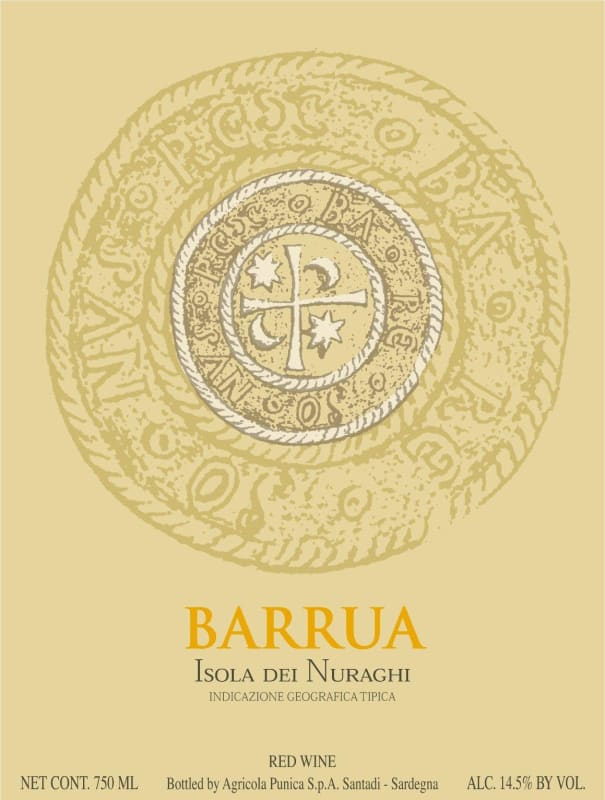 Agricola Punica Isola dei Nuraghi Barrua 2006 Front Label