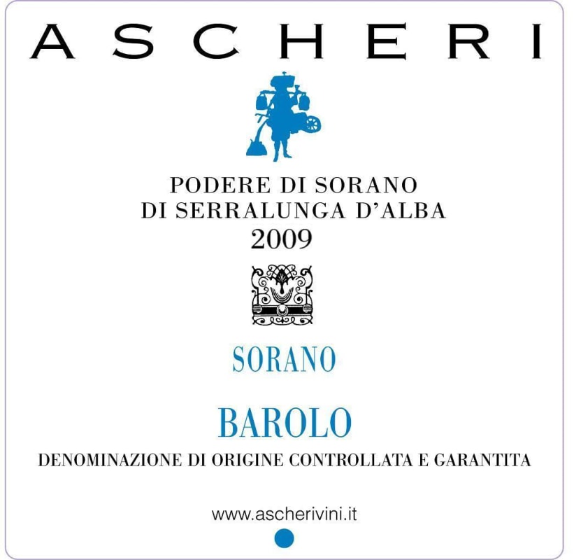 Ascheri Barolo Sorano 2009 Front Label
