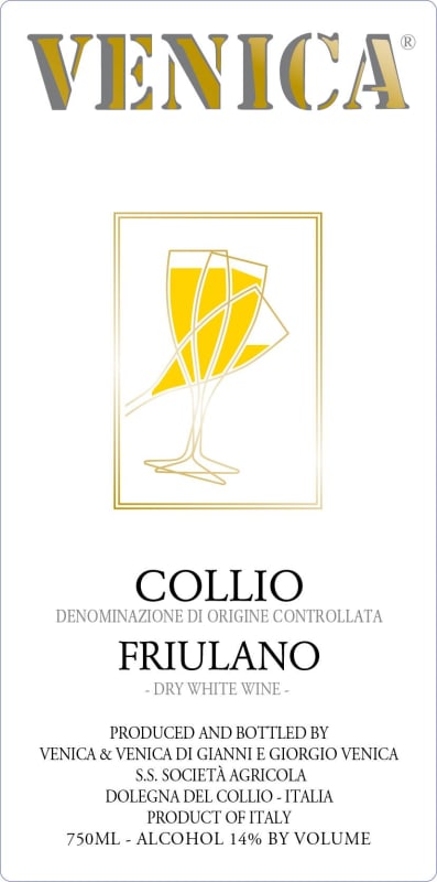 Venica & Venica Friulano 2014 Front Label