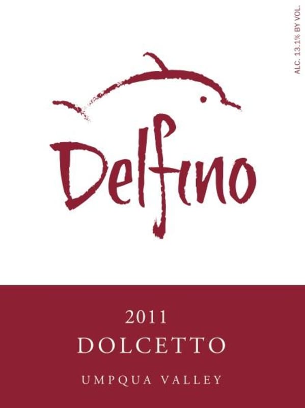 Delfino Vineyards Dolcetto 2011 Front Label