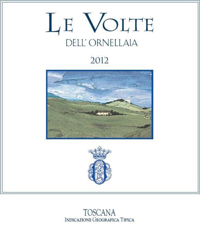 Ornellaia Le Volte dell'Ornellaia 2012 Front Label