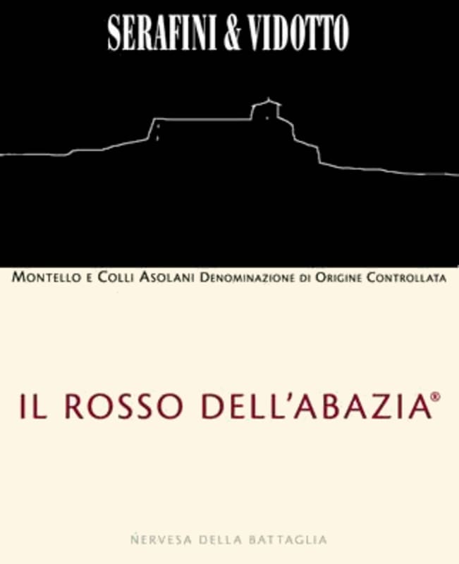 Serafini & Vidotto Azienda Agricola s.s. Montello e Colli Asolani Il Rosso dell'Abazia 2007 Front Label
