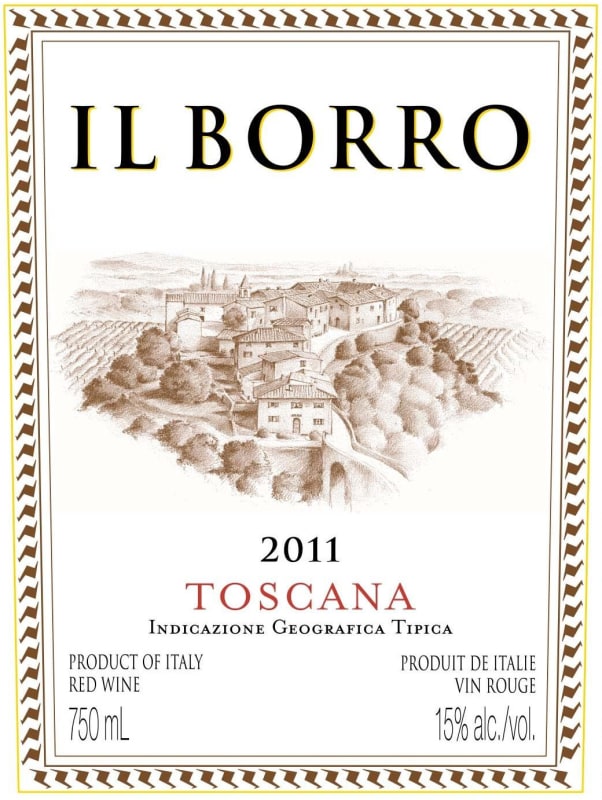 Il Borro 2011 Front Label