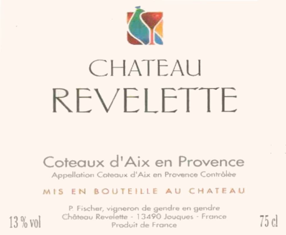 Chateau Revelette Coteaux d'Aix en Provence Rouge 2008 Front Label