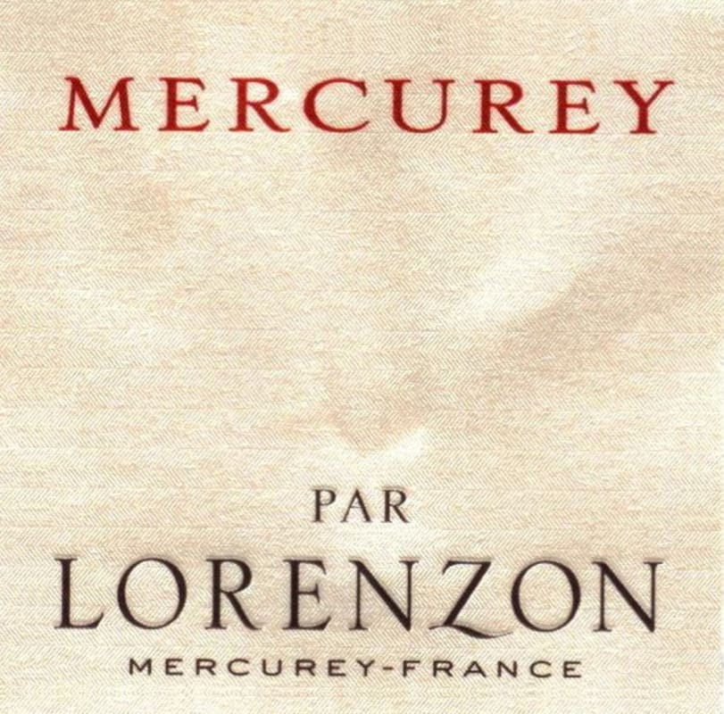 Domaine Bruno Lorenzon Mercurey Rouge 2013 Front Label