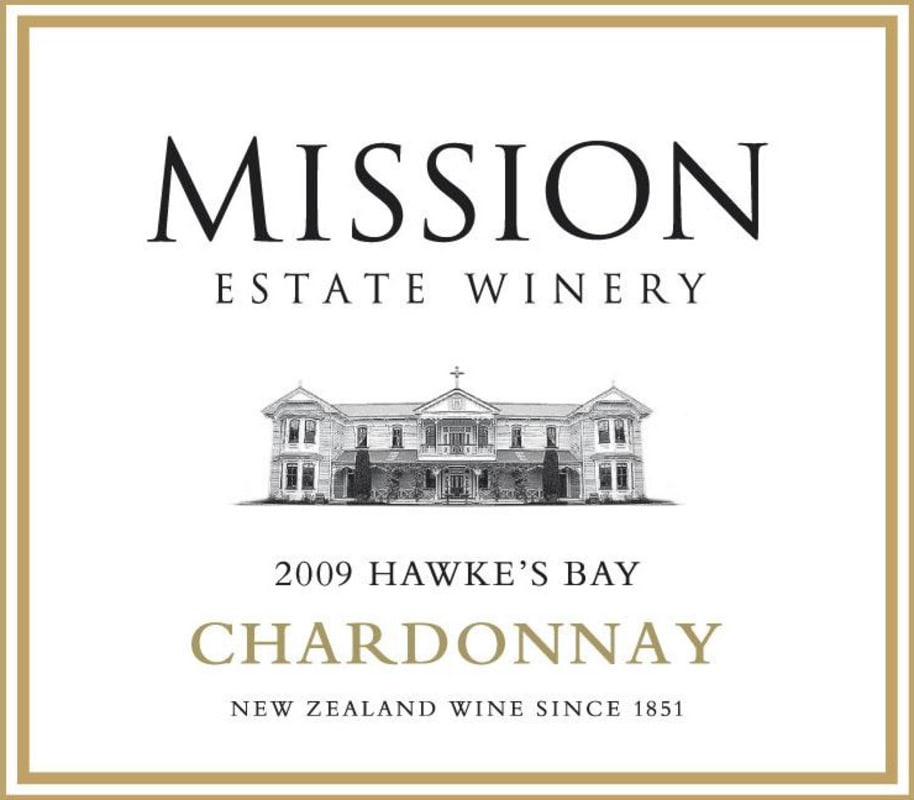 Mission Estate Chardonnay 2009 Front Label