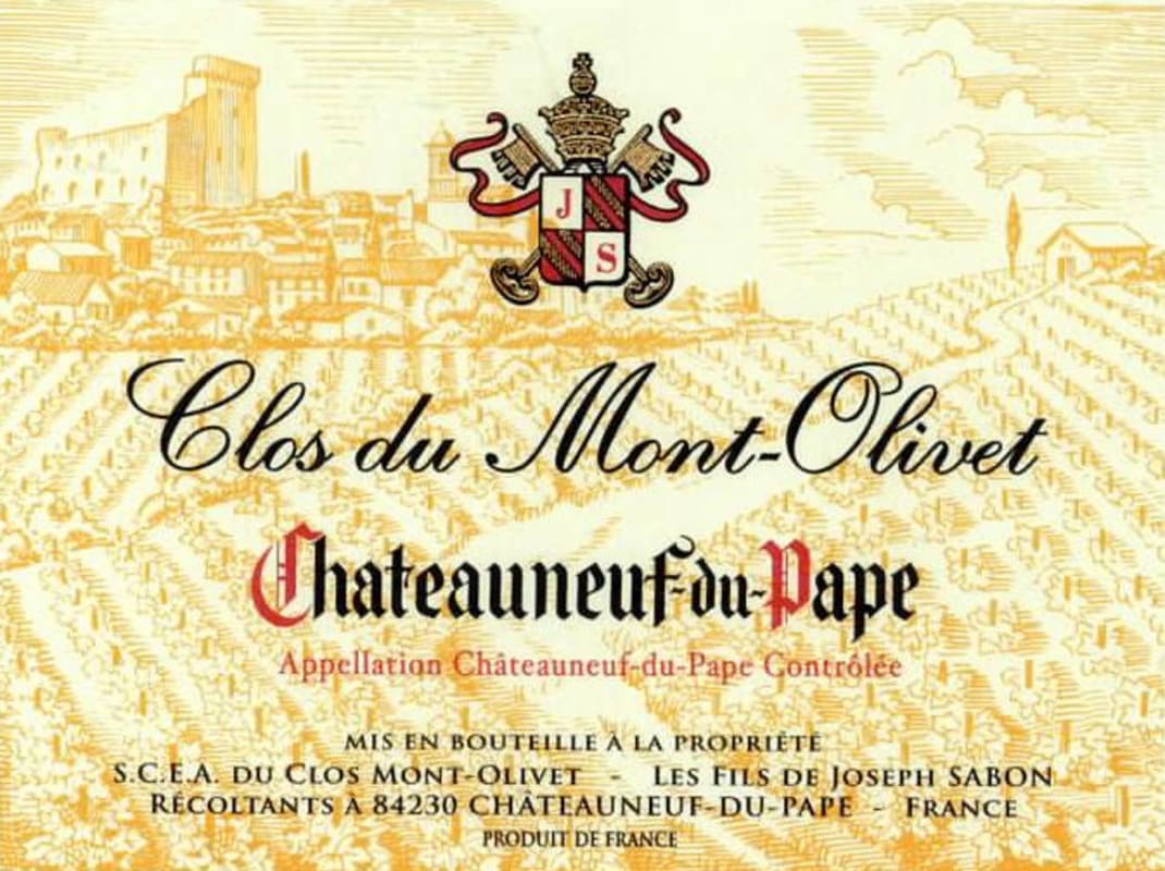 Clos du Mont Olivet Chateauneuf-du-Pape 2011 Front Label