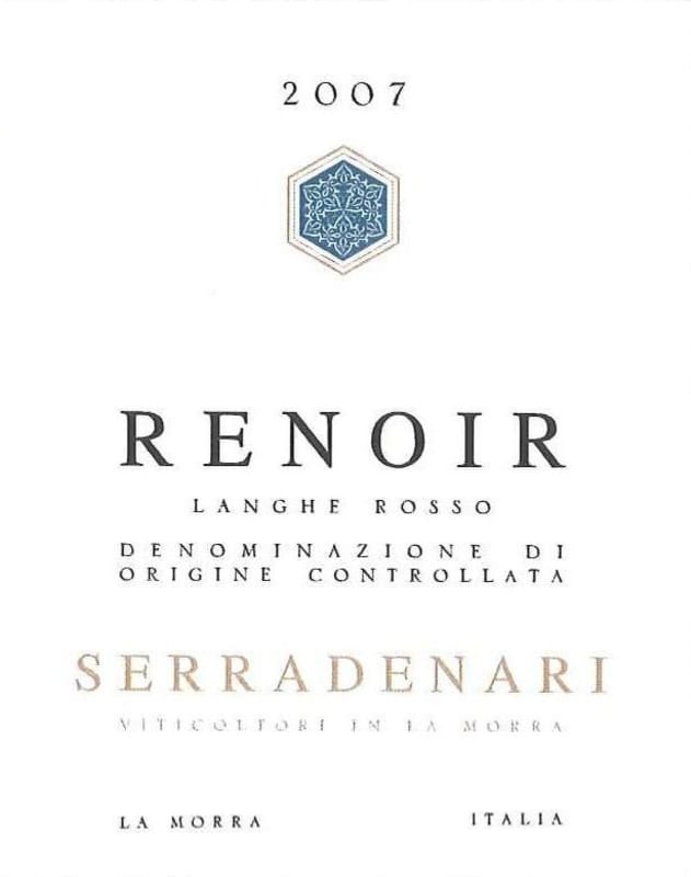 1659 South Africa Langhe Renoir Rosso 2007 Front Label