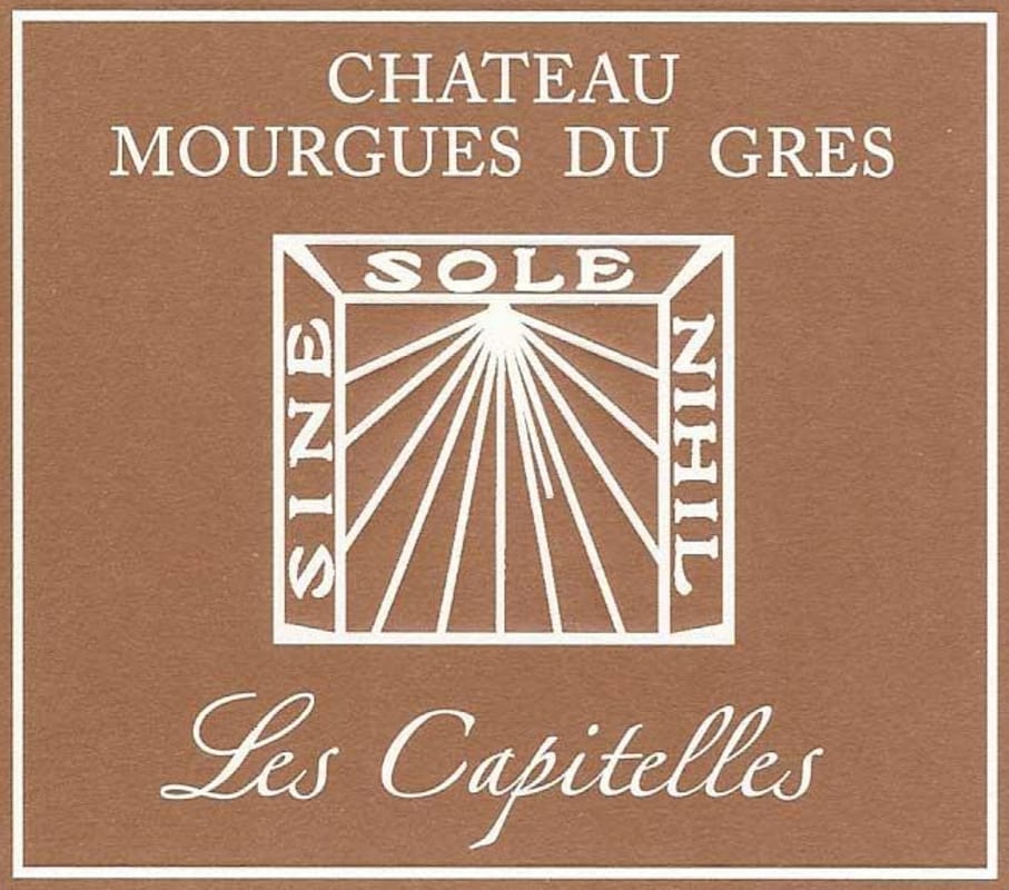 Chateau Mourgues de Gres Collard Les Capitelles 2011 Front Label