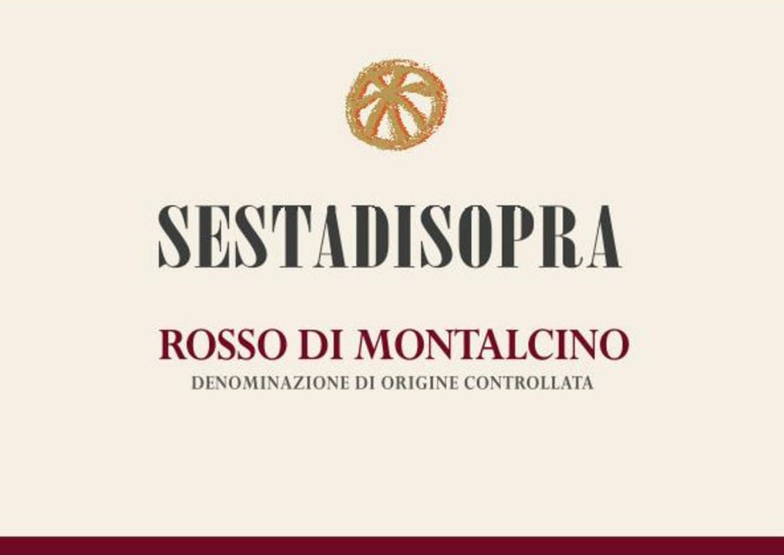 Sesta di Sopra Rosso di Montalcino 2010 Front Label