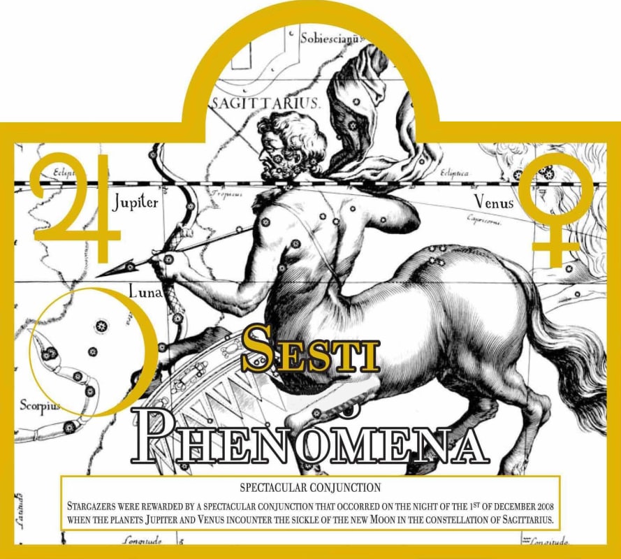 Sesti Brunello di Montalcino Phenomena Riserva 2009 Front Label