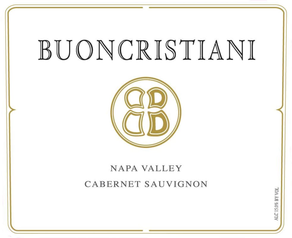 Buoncristiani Napa Valley Cabernet Sauvignon 2012 Front Label