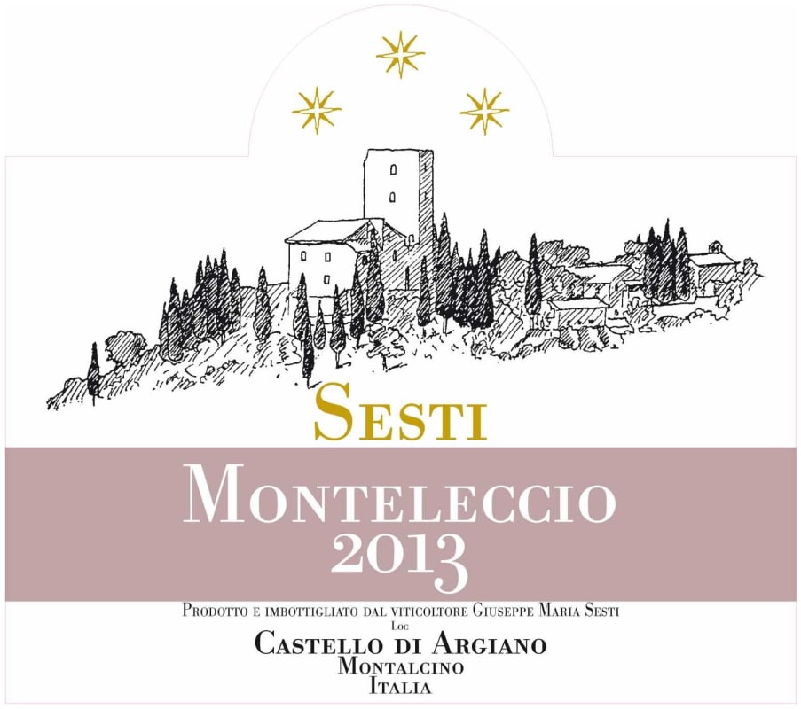 Sesti Tuscany Monteleccio 2013 Front Label