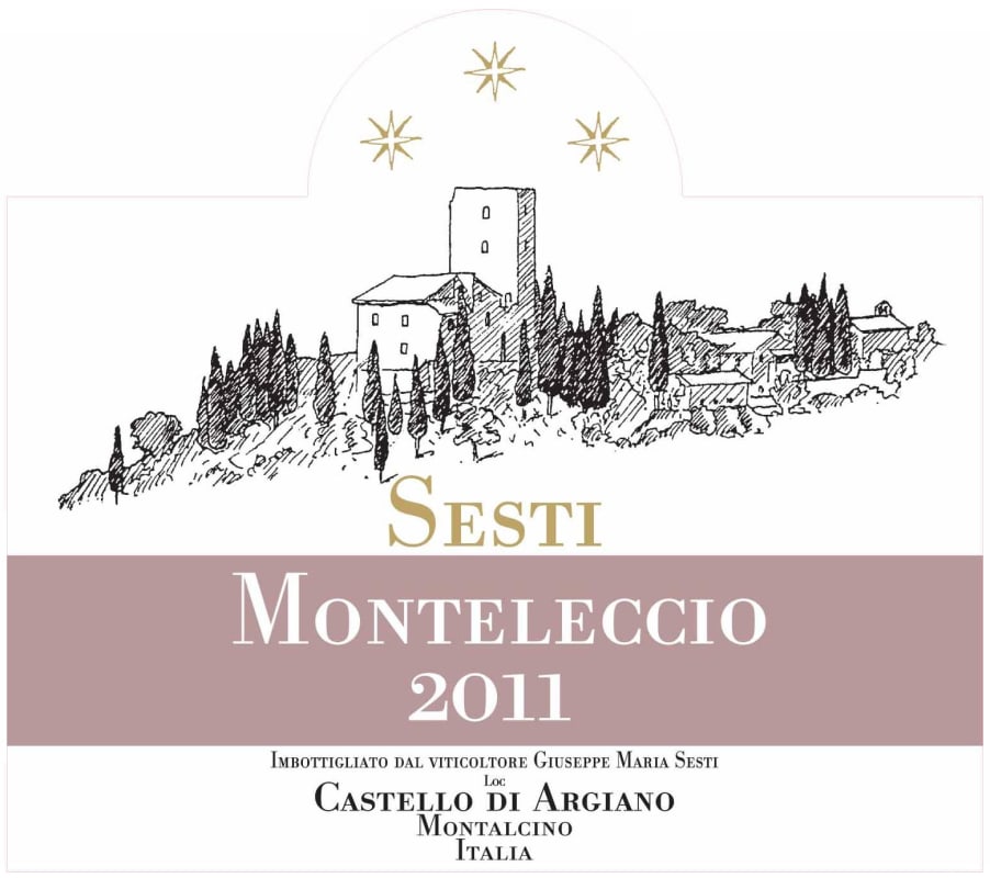 Sesti Tuscany Monteleccio 2011 Front Label