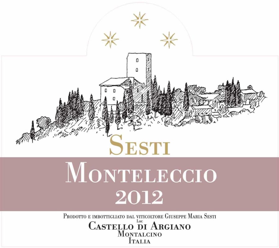 Sesti Tuscany Monteleccio 2012 Front Label
