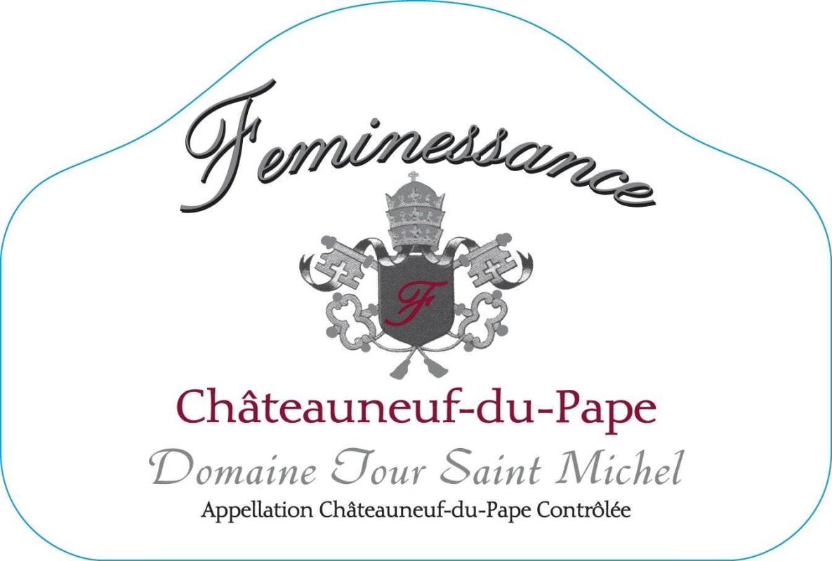 Tour Saint-Michel Chateauneuf-du-Pape Feminessance 2010 Front Label