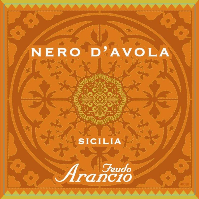 Arancio Nero D'Avola 2012 Front Label