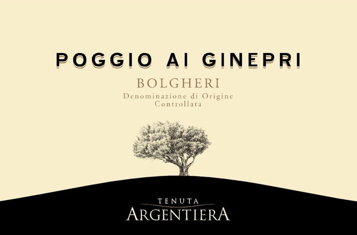Argentiera Poggio ai Ginepri 2012 Front Label
