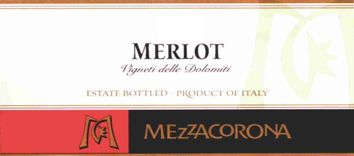 Mezzacorona Merlot 2007 Front Label