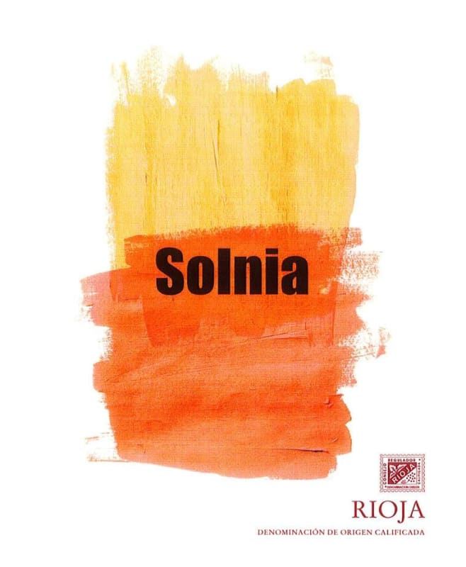 Bodegas y Vinedos Ilurce Rioja Solnia 2009 Front Label