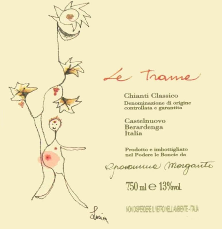 Podere Le Boncie Chianti Classico Le Trame 2013 Front Label