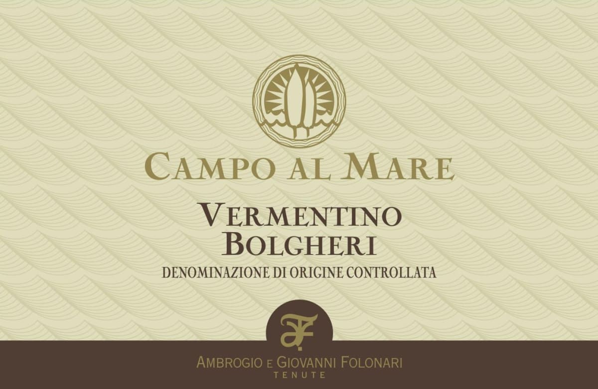 Campo Al Mare Vermentino 2014 Front Label