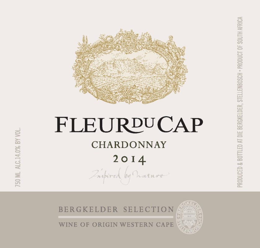 Fleur du Cap Bergkelder Selection Chardonnay 2014 Front Label