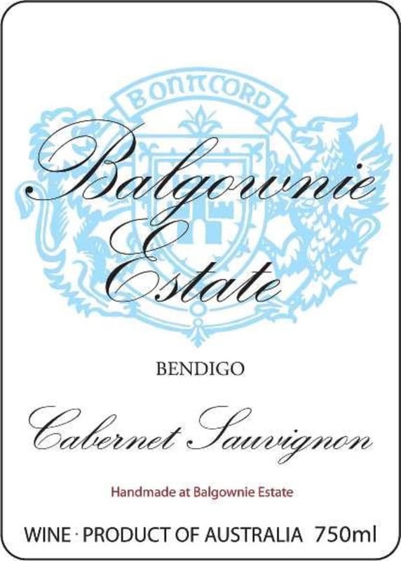 Balgownie Bendigo Cabernet Sauvignon 2014 Front Label