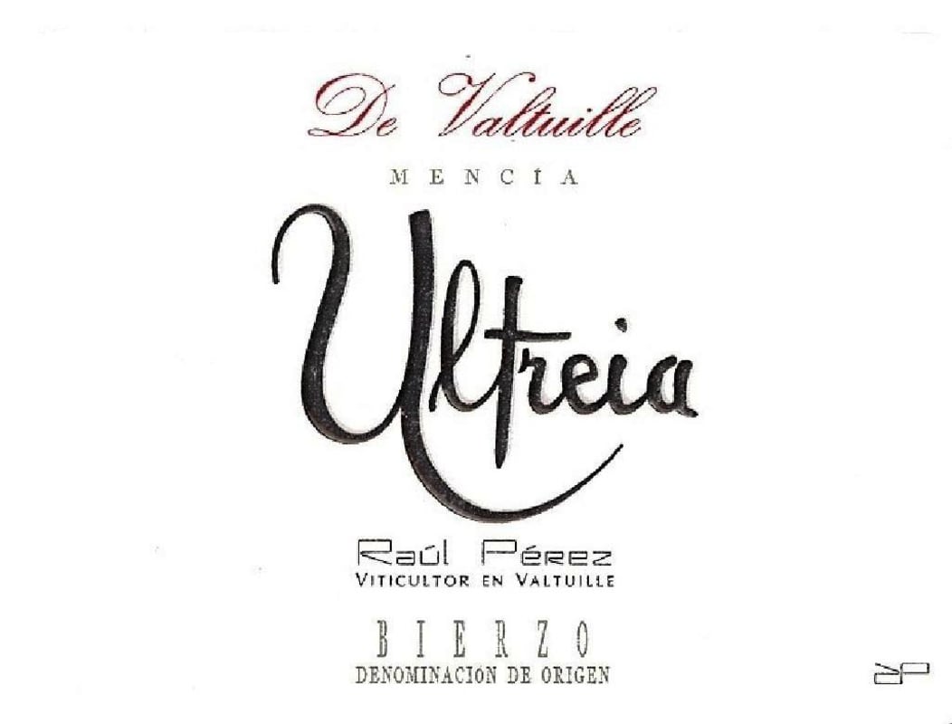 Bodegas Raul Perez Ultreia Valtuille 2007 Front Label
