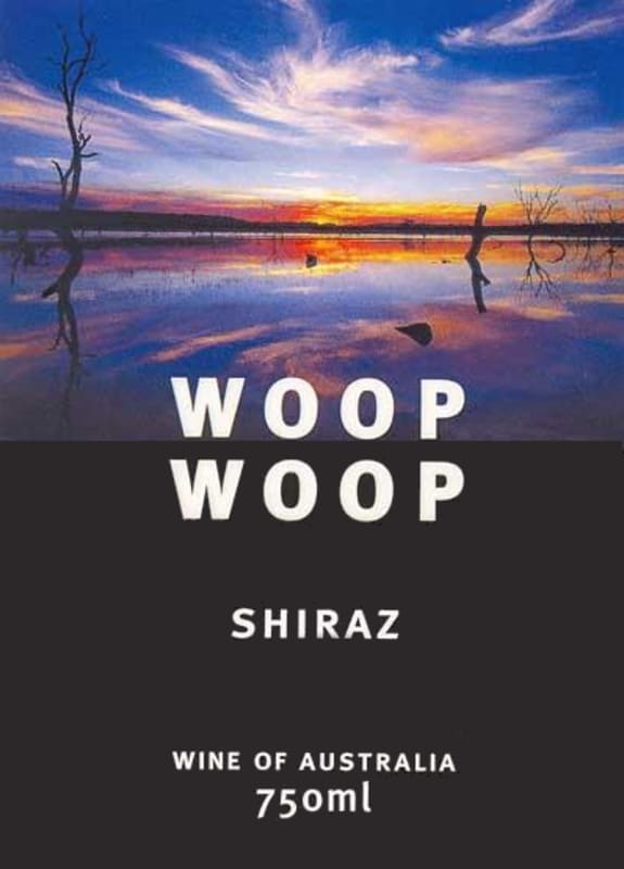 Woop Woop Shiraz 2011 Front Label