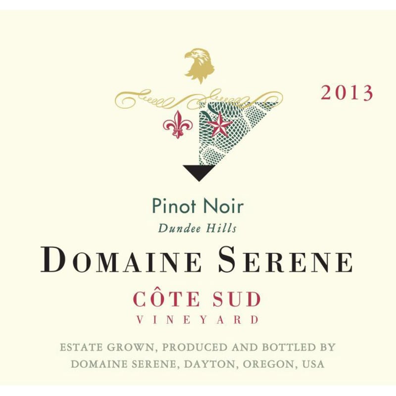 Domaine Serene Cote Sud Vineyard Pinot Noir 2013 Front Label