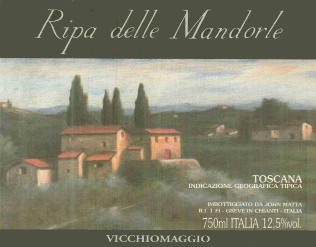 Castello Vicchiomaggio Ripa Della Mandorle 2012 Front Label