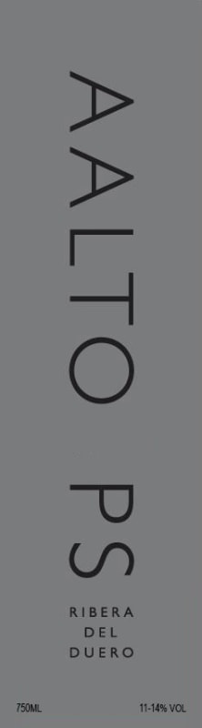 Aalto Ribera del Duero PS 2010 Front Label