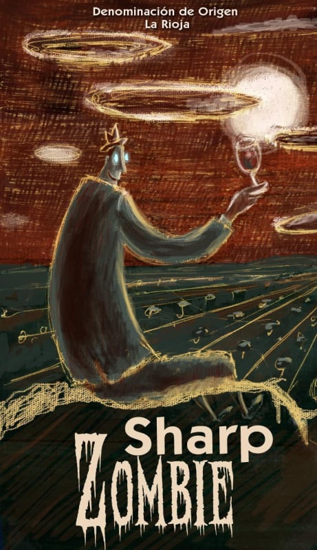 Sharp Zombie Rioja 2011 Front Label