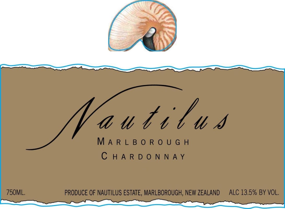 Nautilus Chardonnay 2013 Front Label