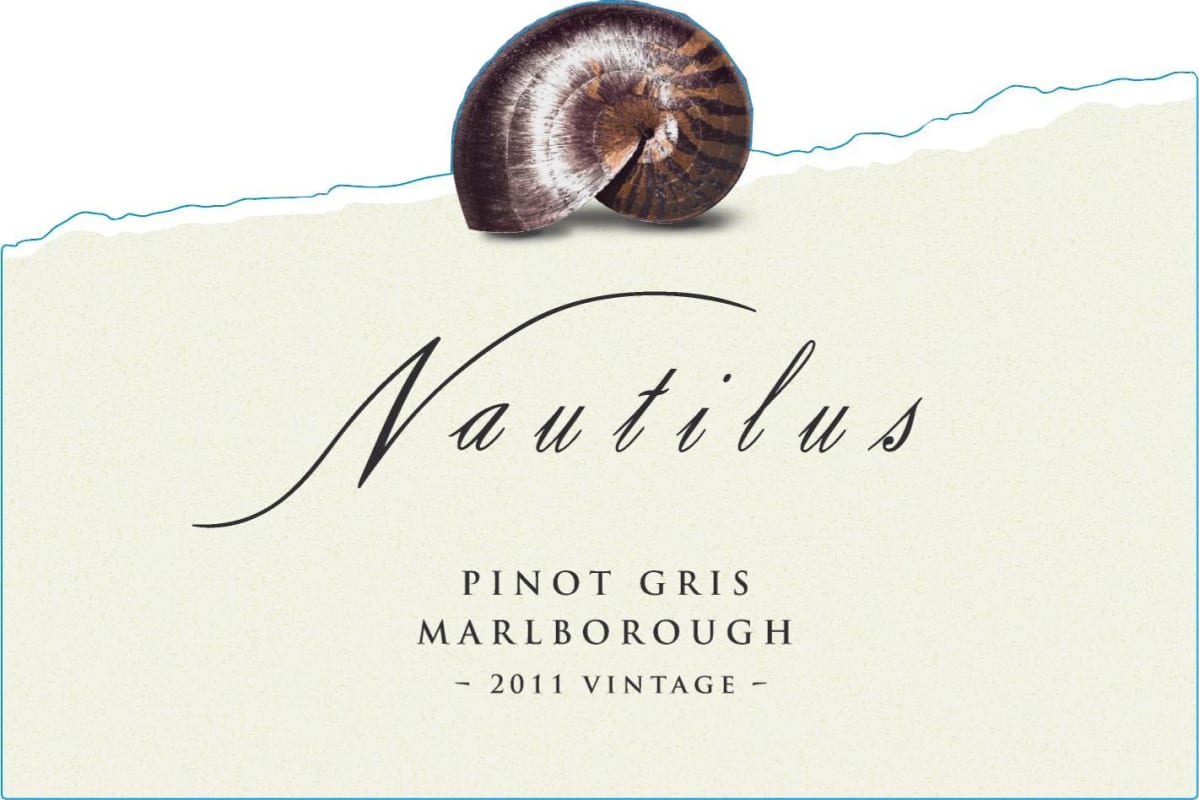 Nautilus Pinot Gris 2011 Front Label