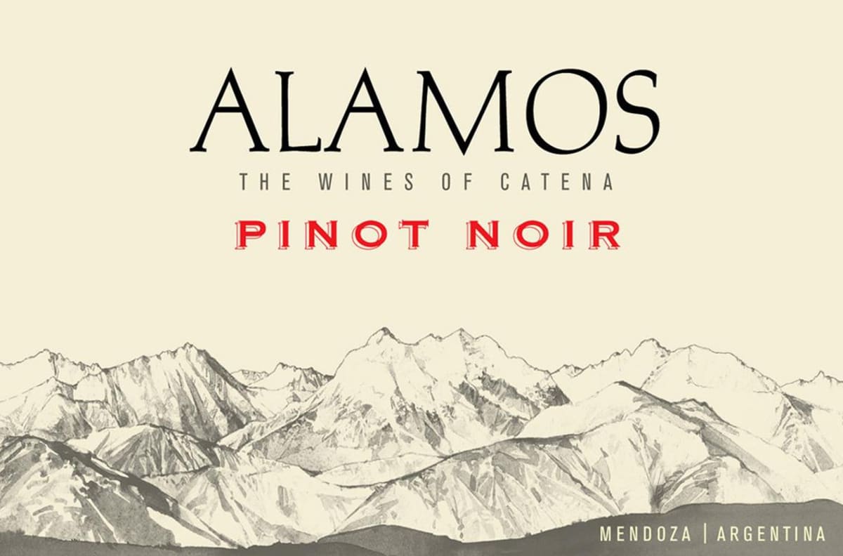 Alamos Pinot Noir 2014 Front Label