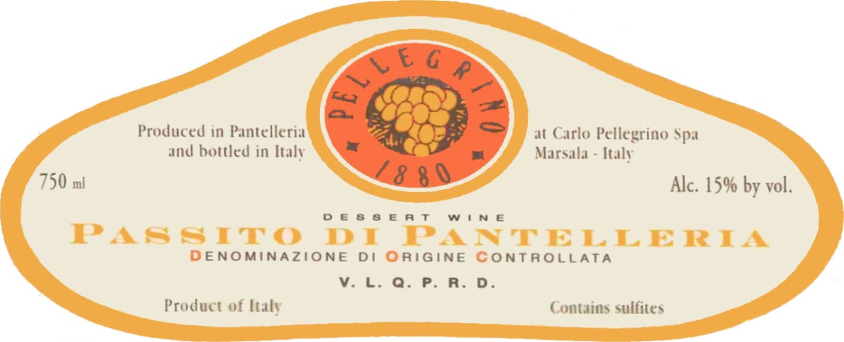 Pellegrino Passito di Pantelleria 2010 Front Label