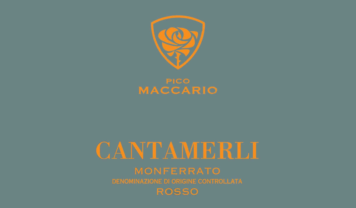 Pico Maccario Monferrato Cantamerli Rosso 2012 Front Label