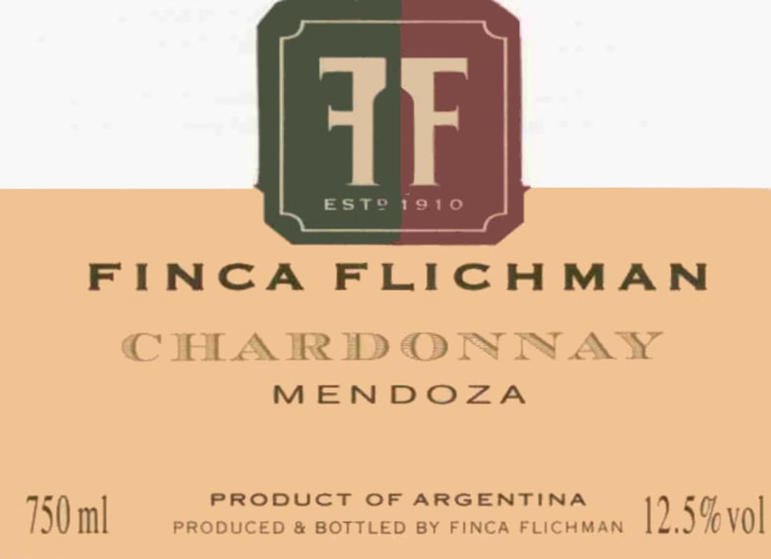 Finca Flichman Chardonnay 2012 Front Label