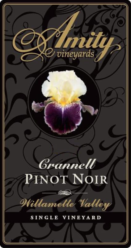 Amity Crannell Pinot Noir 2011 Front Label