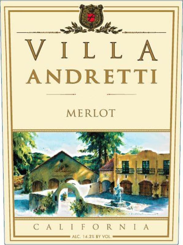 Andretti Merlot 2013 Front Label