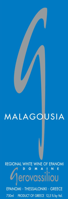 Gerovassiliou Malagousia 2012 Front Label