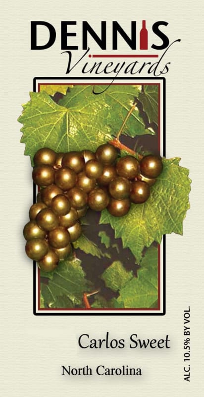 Dennis Vineyards Carlos Sweet 2011 Front Label
