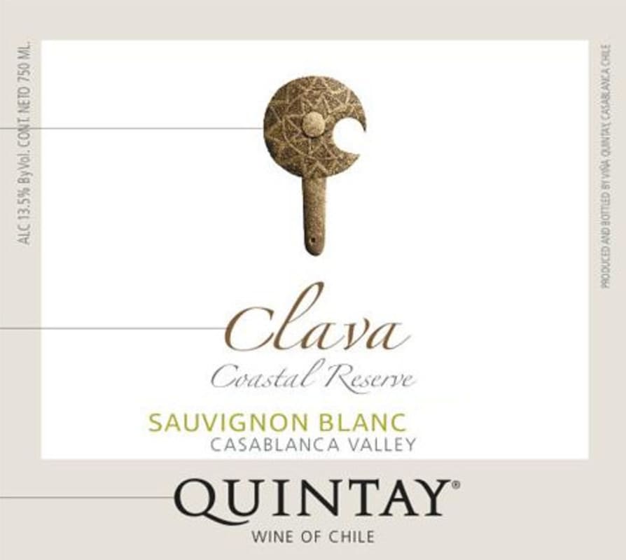 Quintay Clava Coastal Reserve Sauvignon Blanc 2015 Front Label