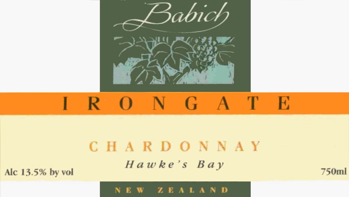 Babich Irongate Chardonnay 2010 Front Label