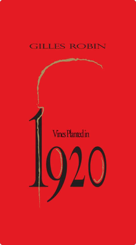 Gilles Robin Crozes-Hermitage 1920 2012 Front Label