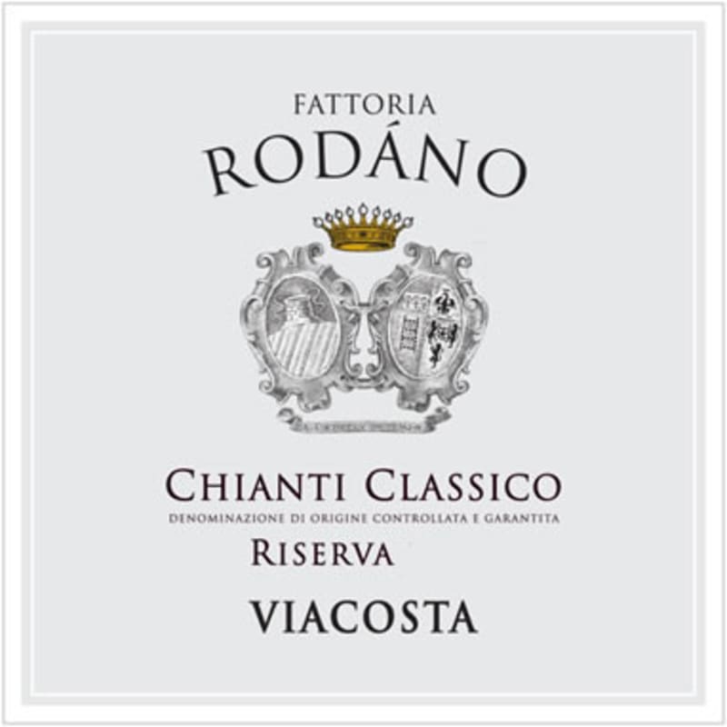 Rodano Chianti Classico Viacosta Riserva 2004 Front Label