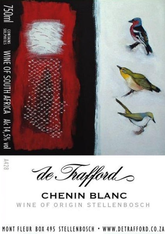 de Trafford Stellenbosch Chenin Blanc 2014 Front Label